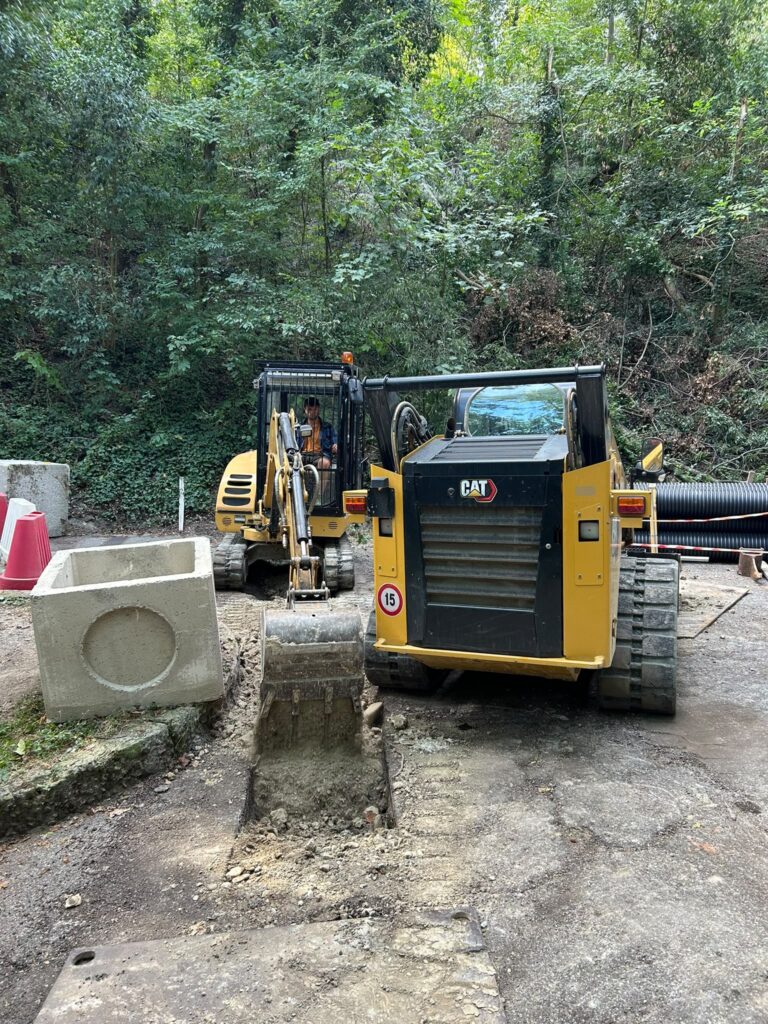 foto dei lavori in corso